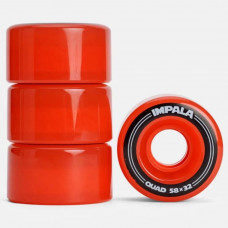 Колеса для роликових ковзанів квадів  Impala Red комплект 4 шт  